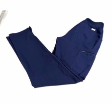 Figs Zamora Jogger Scrub Pants Technical Collection Navy Blue Women's Size XS