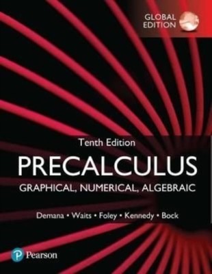 David Bock - Precalculus  Graphical Numerical Algebraic Global Edit - N888z