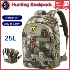 Hunting Backpack Men Waterproof Camo Pack Gear Hunting Day Pack-Durable 600D 25L