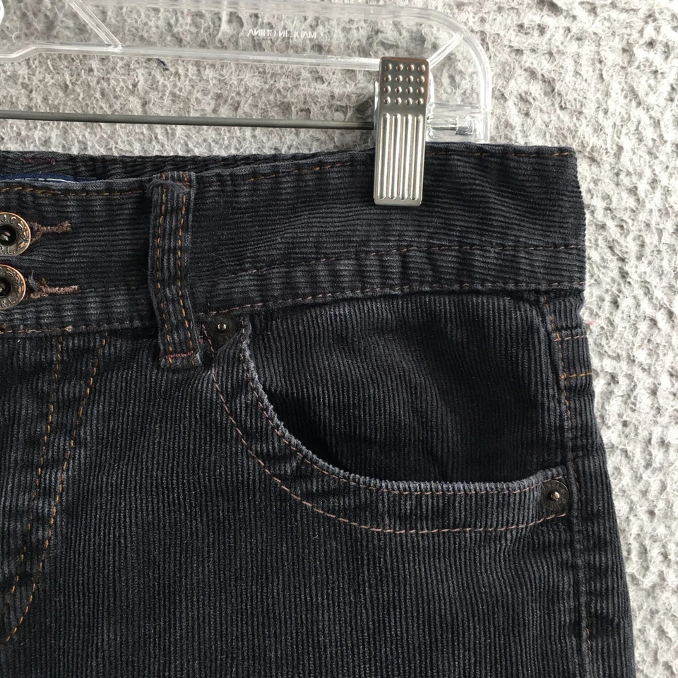 Pantalones Polo Ralph Lauren Pana Pierna Recta Mujer 6x32 (Real 32x29.5) Negros Foto 4 de 4