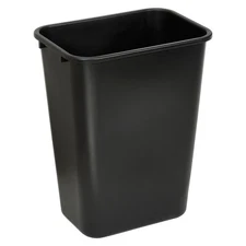 Global Industrial Plastic Wastebasket 41-1/4 Qt. Black
