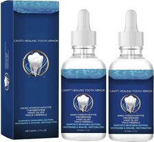 2- Oralhoe Dental Cavity Healing Tooth Armor 2 Oz Each Exp 09/2028 New Sealed