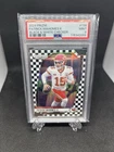 2024 Panini Prizm - Patrick Mahomes II #138 Black & White Checker Prizm PSA 9