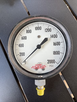 #ad Helicoid 1515A High Pressure 5” Gauge 200 2000 PSI $69.99