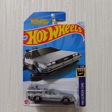 Hot Wheels Back to the Future DeLorean Hover Mode Mini Car 1/64 Scale Used