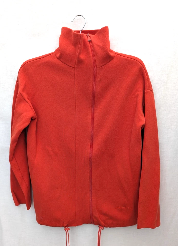 Chaqueta Adolfo Dominguez Mujer S Cuello Alto Pista Asimétrica Sudadera Y2K Foto 3 de 4