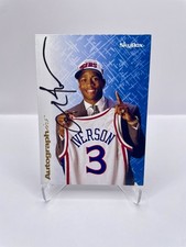 Allen Iverson 1996 SkyBox Autographics Rookie Auto RC 76ers HOF