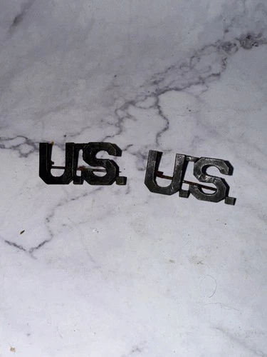 WW1 US Army Military US Army Officer Collar Insignia Pins