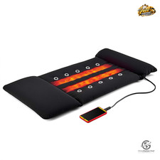 Vibrating Massage Chair Pad With Heat Back Seat Cushion For Home Car