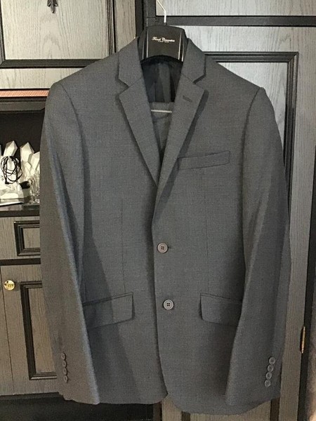 Men French Connection Suit Grey 36 / S / 44