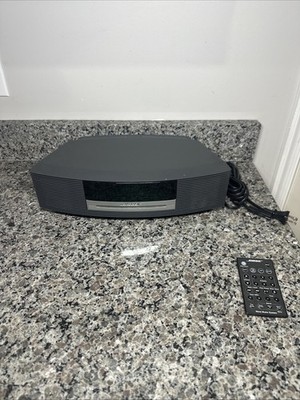 Bose Wave Music System Black AM/FM Radio CD Player AWRCC1 With Remote - Tested