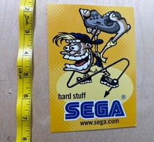 Postcard SEGA 1997 Hard stuff Vintage advertising