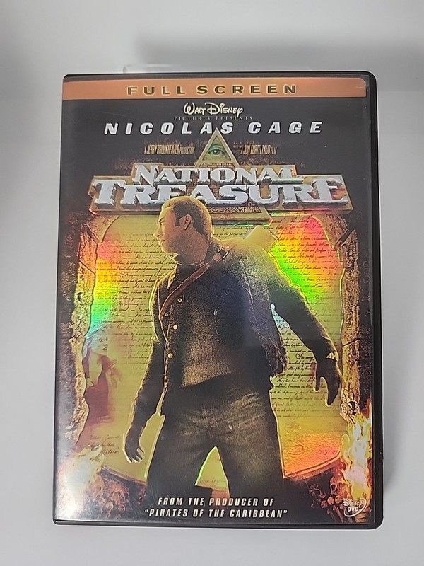 Walt Disney National Treasure (Full Screen Edition) -2005 DVD Movie Nicolas Cage