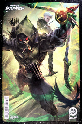 Absolute Green Arrow #1 (of 6) 2nd Print Ivan Tao Card Stock Variant NM