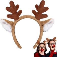 Deer Antlers Headband, Reindeer Antlers Headband, Christmas Headbands for Women