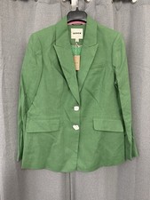 BODEN Stamford Linen Blazer iguana green NWT sz US 12R