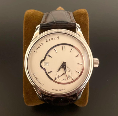 Louis Erard Heritage Date Men's Watch White Dial Analog Automatic Used