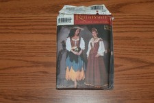 Simplicity 5922 Costume Sewing Pattern UC Sizes 4-10 Renaissance Tudor