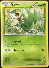 Snivy RC1/RC25 Legendary Treasures Radiant Collection 2013 Pokémon Card VLP/NM