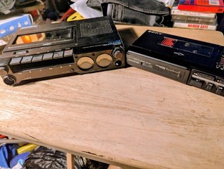 Sony Pro TC D5M Vintage Portable Stereo Cassette Recorder / Sony WMD6 Streo Rec.