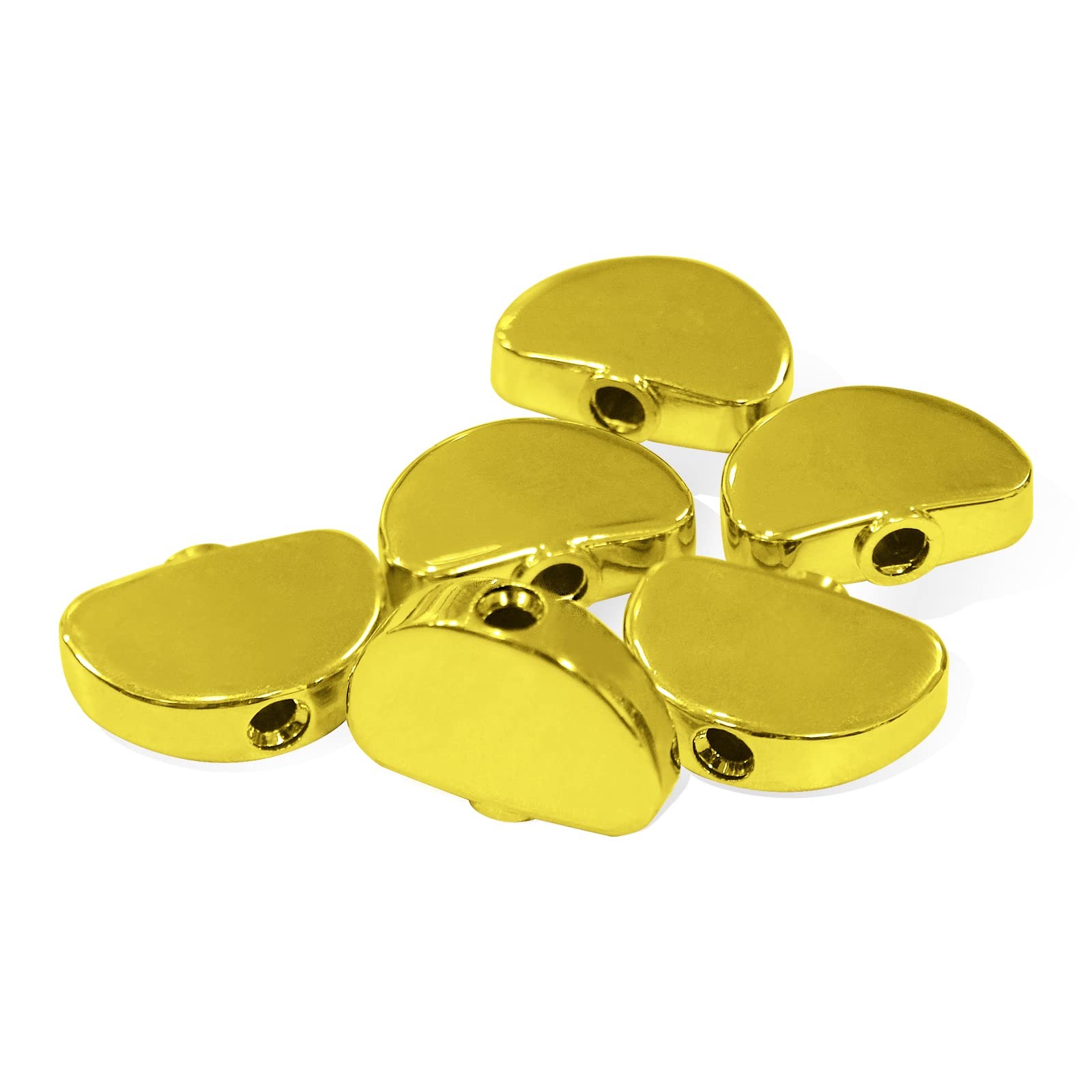 6PCS Metal Big Semicircle Guitar Tuning Pegs Tuners Machine Heads Replacement