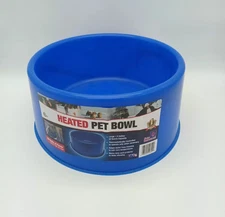 Farmer Innovations Heated Pet Bowl 60 Watts Dog/cat Water Bowl 1.5 Gallons(6qt.)