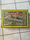 1968 Louis Marx & Co. Carry All Boot Camp Play Set 105 Army Men & Accessories