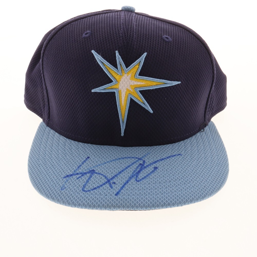 Wander Franco Signed Tampa Bay Rays Fitted Hat (JSA COA  display picture 3