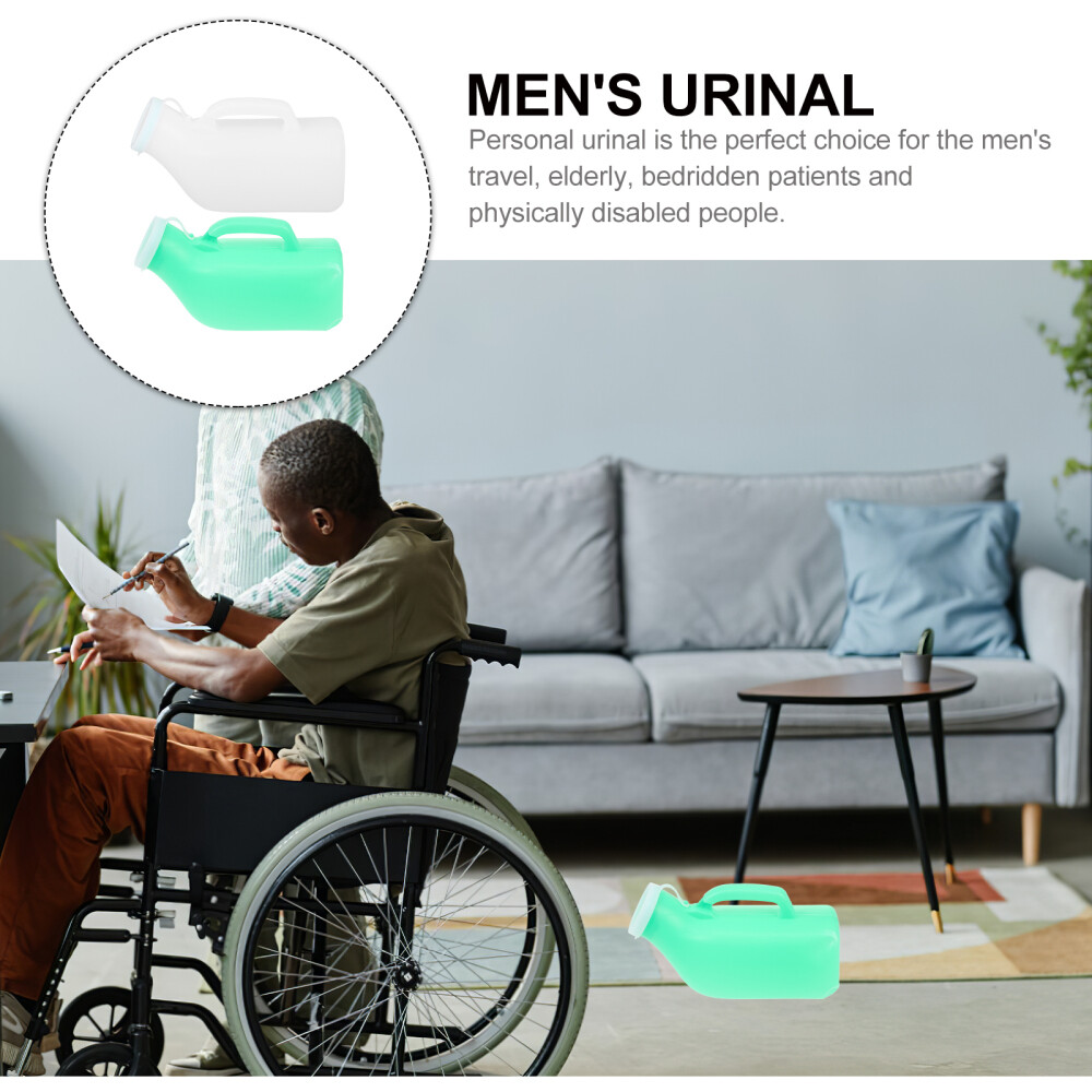 6 Pcs Patient Urinal Men Pee Tube Travel Urine Container Male Urinal eBay