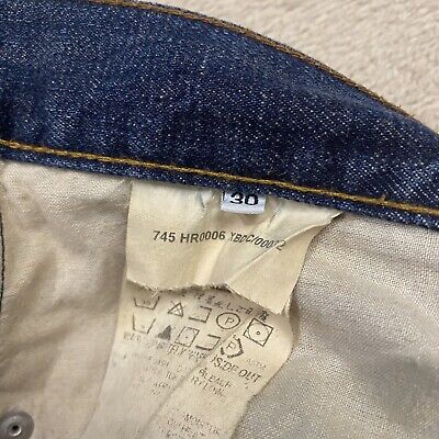 Helmut Lang Men’s Vintage Classic Boot Cut Denim Jeans Size 30