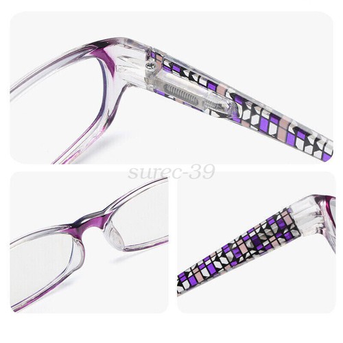 3 Pairs Womens Reading Glasses Blue Light Blocking Spring Hinge Readers 0~4.0 K - Picture 5 of 13