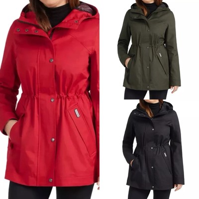 NEW Hunter Ladies' Water Resistant Rain Jacket Red, Black, Green S, M, L, XL