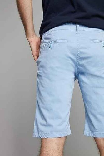 MENS VERY GOOD QUALITY BLUE SHORTS SIZE 29 BNWT RRP 39 EUROS BYEBYE TALL REDSKIN - Picture 7 of 8