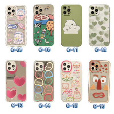 Handy Hülle Für iPhone 15 14 13 12 11 Pro Max XS XR Niedliche Cartoon-Mütze Case