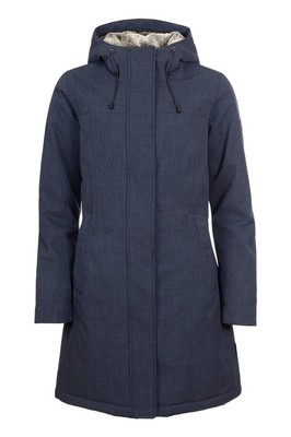 Elkline Apres Ski Wintermantel Damen Mantel bluemelange