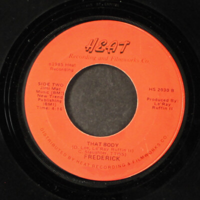 FREDERICK: games / that body HEAT 7'' Single 45 RPM