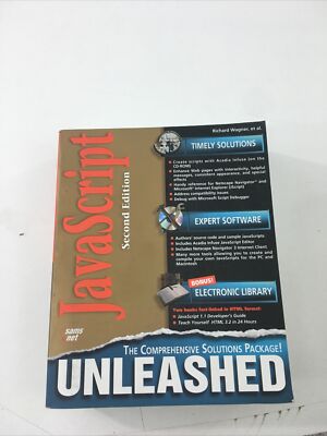 JavaScript Unleashed - Richard Wagner (1997, CD-ROM / Paperback)