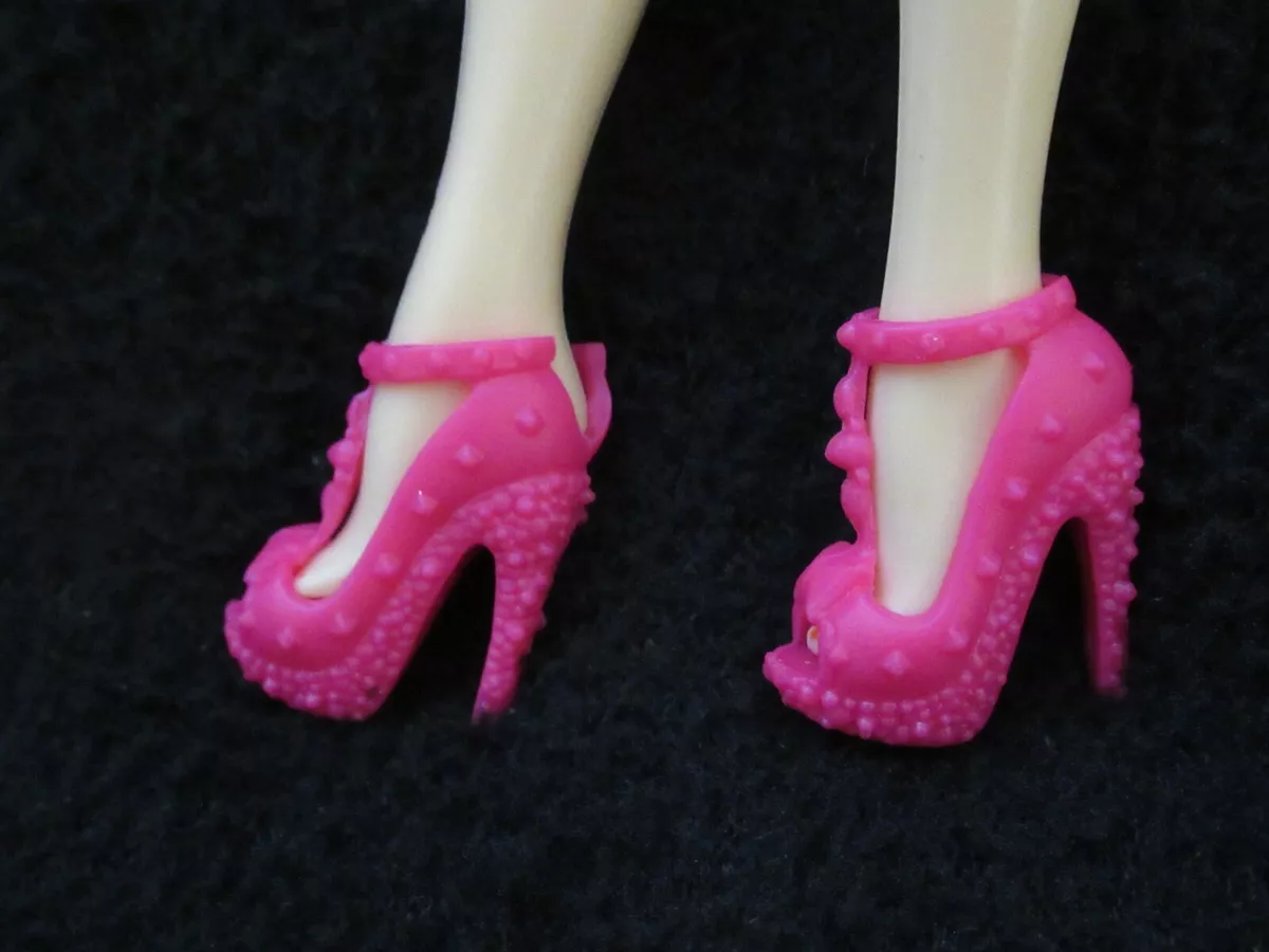 Hot pink shop thick heel shoes