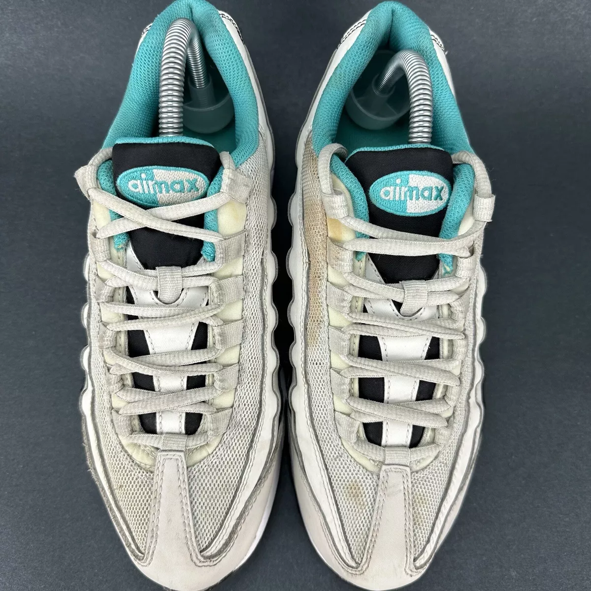 Kids' nike air max 95 light bone/sport turquoise/black/white top