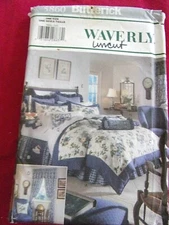  HOME DECOR UNCUT BUTTERICK #5860 BEDROOM SEWING PATTERN DUVET COVER&MORE   