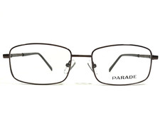 Parade Eyeglasses Frames 1581 BROWN Rectangular Full Rim 54-18-145