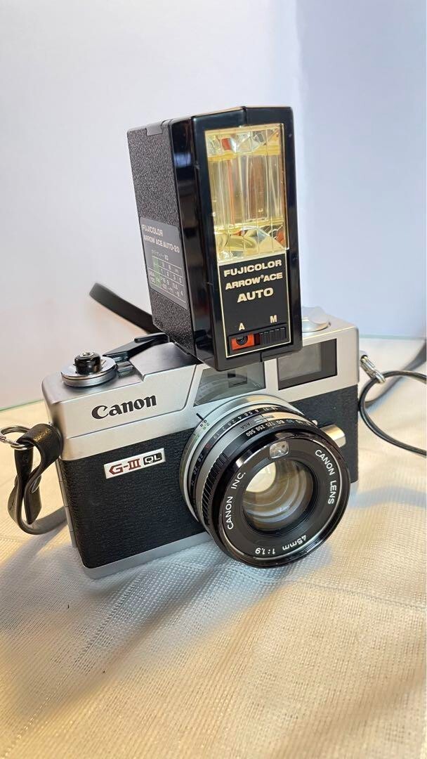 フィルムカメラ CANON CANONET QL17(QL19 Giii) Walnut ウォルナット CANON CANONET QL17(QL19 Giii) | Macha