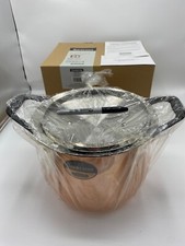 NIB~Tramontina Barazzoni Butterfly 6 Qt Stockpot, Copper Exterior
