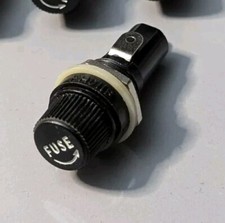 6x30mm Glass Fuse Holder Panel Mount 1pc. Screw Cap