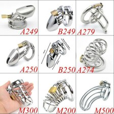 TOUS EINTURE DE CHASTETE HOMME PRISON PENIS CAGE METAL BDSM SOUMISSION ESCLAVE