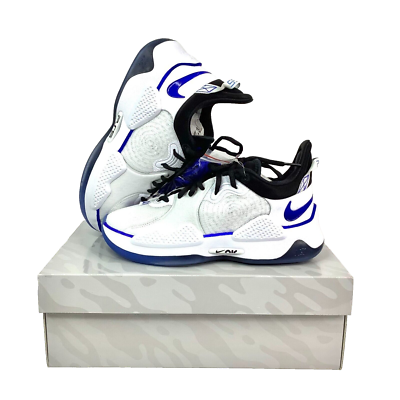 Size 5.5 - PlayStation x Nike PG 5 White for sale online | eBay