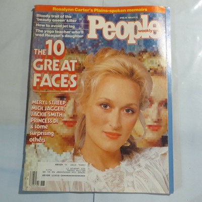 People Magazine April 30 1984 Meryl Streep Mick Jagger Sb Ebay