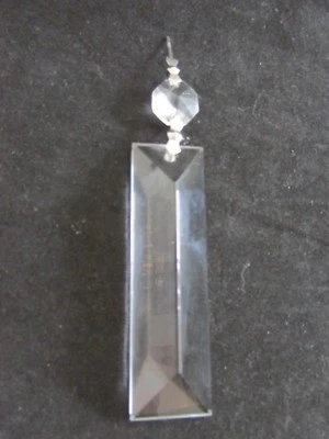 10 AAA 30 % LEAD CRYSTAL PRISM CHANDELIER LAMP PARTS 3 1/2 " COLONIAL BRASS