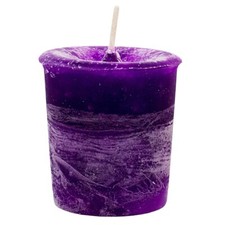 Crown Chakra Votive Candle by Crystal Journey - NEW Reiki Charged Scented