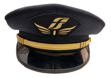 Cappello Ferrovie dello Stato FS Taglia 58 Berretto ferroviere galloni dorati